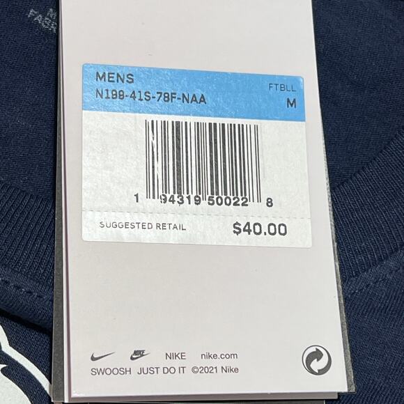 Nike Russell Wilson Seahawks #3 T-Shirt Men’s M Navy NWT NFLPA The Nike Tee - Picture 4 of 9